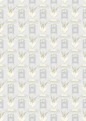 Cream Yellow Butterflies Vellum