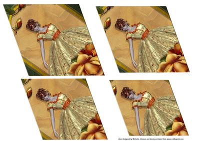 Elegant in Orange Pyramage Sheet Layer 2