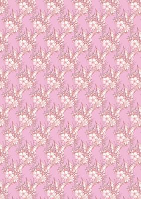 Beautiful Butterfly and Flowers in Pastel Background 2