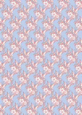 Beautiful Butterfly and Flowers in Pastel Background 3