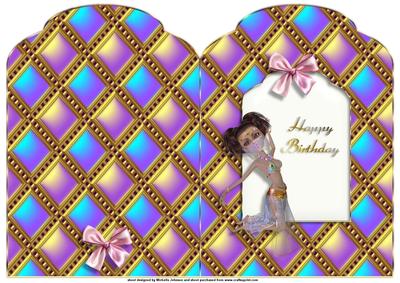 Bellydancer Scalloped Top Quick Card