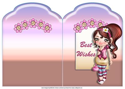 Cool Chick Scalloped Top Quick Card