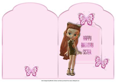 Sister Scalloped Top Quick Card