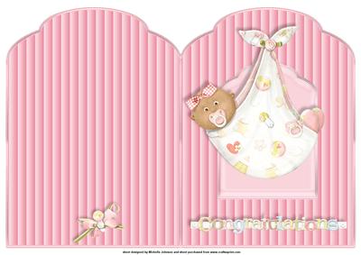 Ethnic Baby Girl Scalloped Top Quick Card
