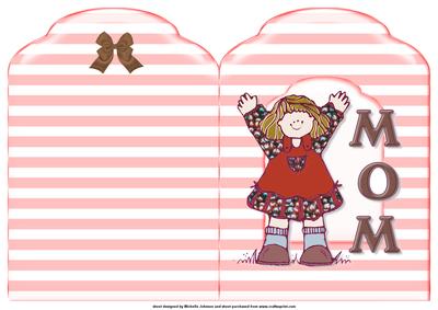 Mom Scalloped Top Quick Card