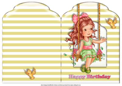 Swing Time Scalloped Top Quick Card