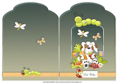 The Vegetable Patch Scalloped Top Quick Card