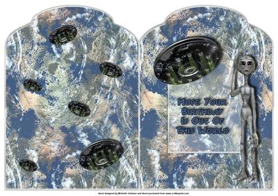 Out of This World Scalloped Top Quick Card