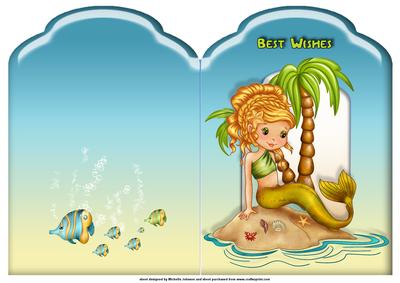 Little Mermaid Scalloped Top Quick Card