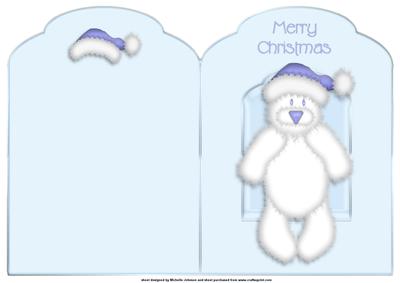 Polar Bear Scalloped Top Quick Card