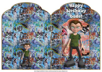 Dude Scalloped Top Quick Card