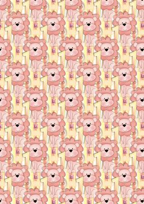 Girls 1st Birthday Background