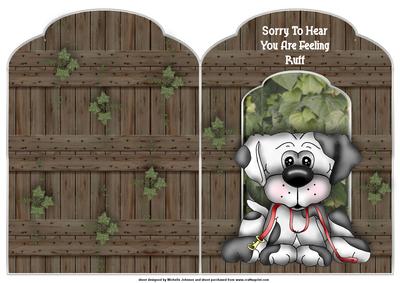 Feeling Ruff Scalloped Top Quick Card