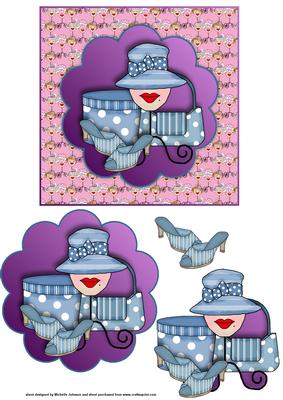 Ladies Things Topper with Decoupage