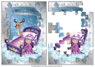 Waiting for Santa Jigsaw Puzzle Quick Card Fronts