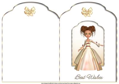 Pretty as a Peach Scalloped Top Quick Card