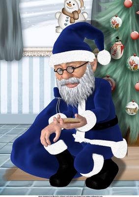 Santa's Cookies A4 Card