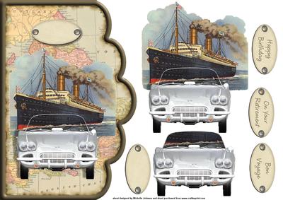 Transport (multi Use) Scallope Edge Curve Card
