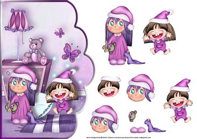Wheres Santa Scallope Edge Curve Card