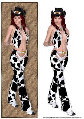 Shoot Cowgirl Large Dl Card
