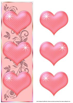 You Make My Heart Sparkle Large Dl Card
