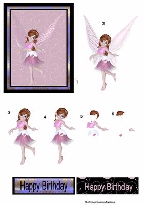 Sweetheart Fairy Pink Step by Step