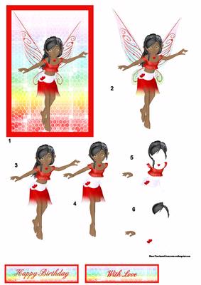 Sweetheart Fairy Red Step by Step