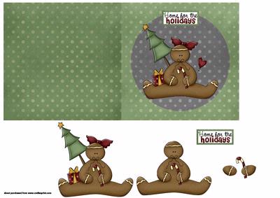 Home for the Holidays Sitting Quick Card