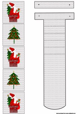 Santa in Chimney and Tree Waterfall