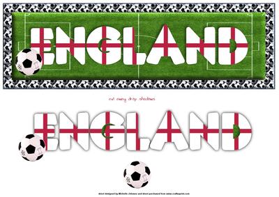 England Football Large Dl Card