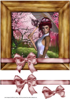 Oriental Pretty as a Picture Card Front
