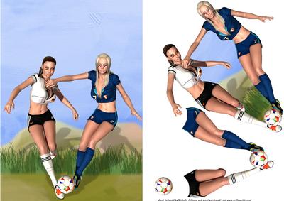 Germany Vs France Euro Football Card Front