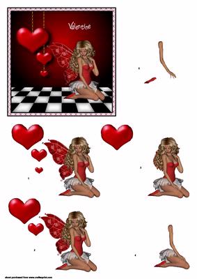 Valentine Fairy Step by Step