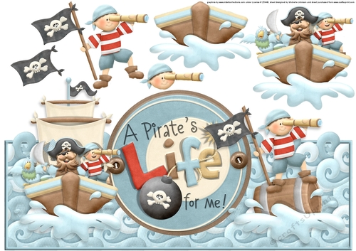 A Pirates Life Over the Top Large Card