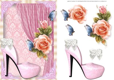 Shoe Show and Glory Roses Card Front