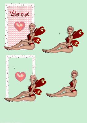 Valentine Fairy Step by Step