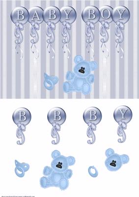 Baby Boy Card Front