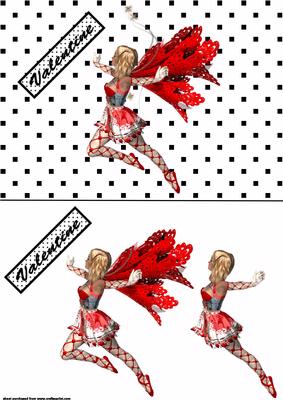 Valentine Fairy Card Front