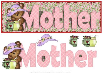 Mother Country Bear Large Dl Card