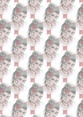 Vellum for Girl with Rose in Her Hair 3