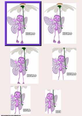 Cartoon Butterfly Pyramid