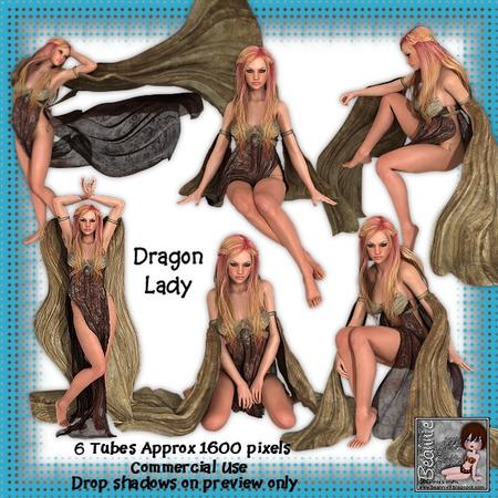 6 Dragon Lady Poser Tubes
