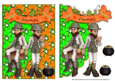 Shamus and Seamus St Patricks Day Envelope Card