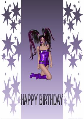 A4 Sexy Girl Card