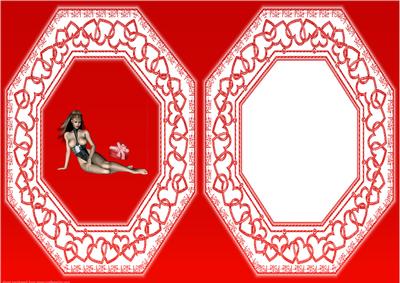 Topless Valentine Insert