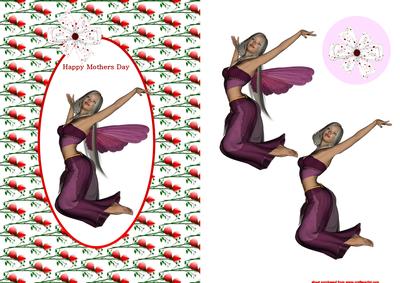 Mothers Day Fairy Card Front