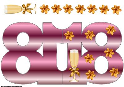 18 Shaped Girl Card