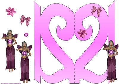 21 Shaped Card Girl