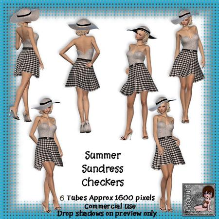 6 Ladies Summer Dress Checkers