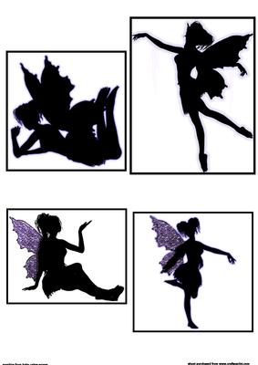 Fairy Silhouettes Toppers